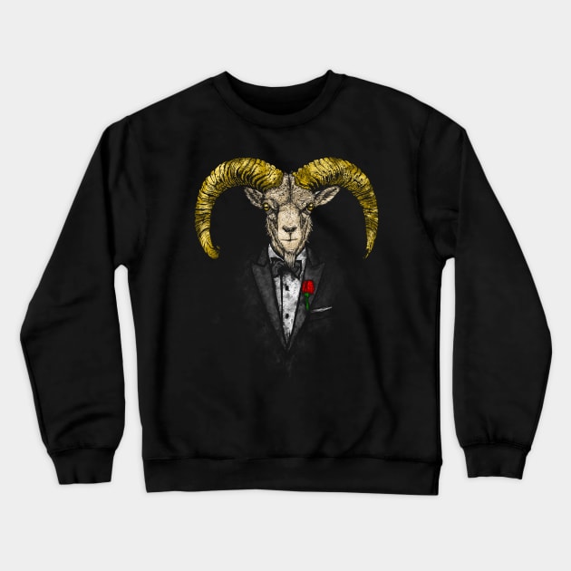 The Goat Father Crewneck Sweatshirt by supercuss